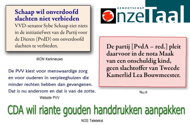 Politieke taalkronkels