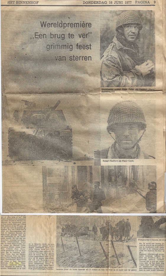 Down memory lane: A Bridge Too Far