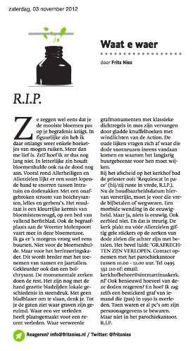 #Column Dagblad De Limburger