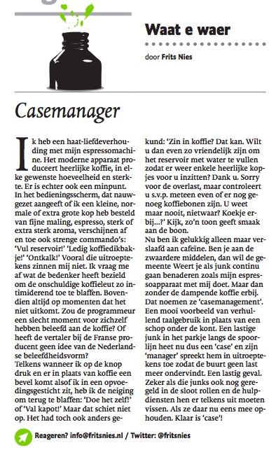 #Column in Dagblad De #Limburger