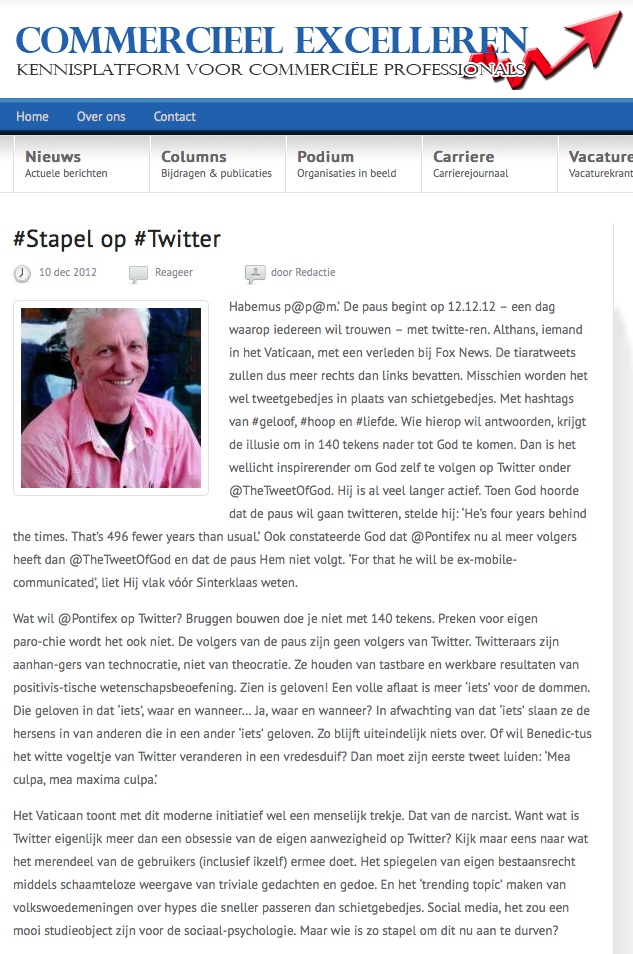 #Stapel op #Twitter