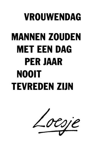 #Vrouwendag = #mooiwoord