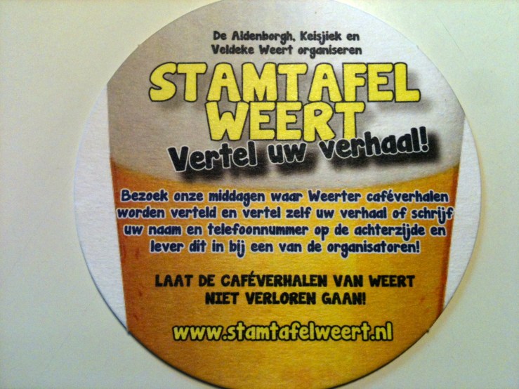 #Stamtafel = #mooiwoord #bijonsinweert