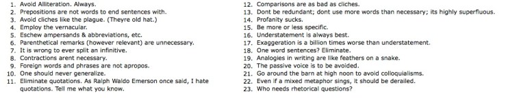 Leren #schrijven? Volg de #regels...