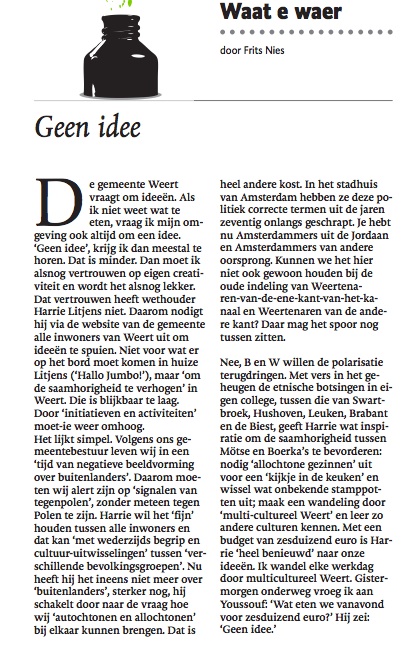 #Column over #allochtonen in #DagbladDeLimburger