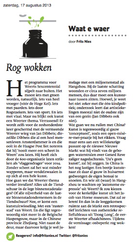 #Column over #kunst in #DagbladDeLimburger