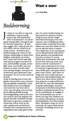 #Column in @DeLimburger over #beeldvorming #ziekenhuis #Weert