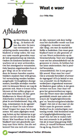 #Column over bladkorven #Weert in #DeLimburger