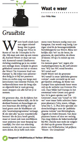 #Column over de Groenste in #DeLimburger