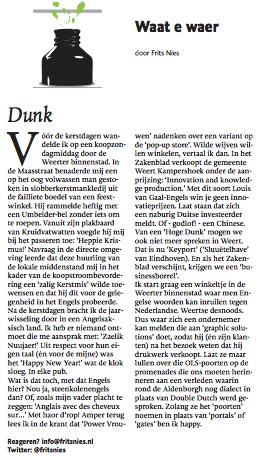 #Column in #DeLimburger over @Steenkoolengels