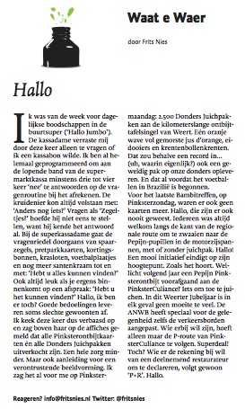 #Column over #Donders #Juichpakken en #PinksterCuliance in #DeLimburger