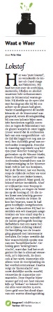 #Column in #DeLimburger over #imker en #lokstof